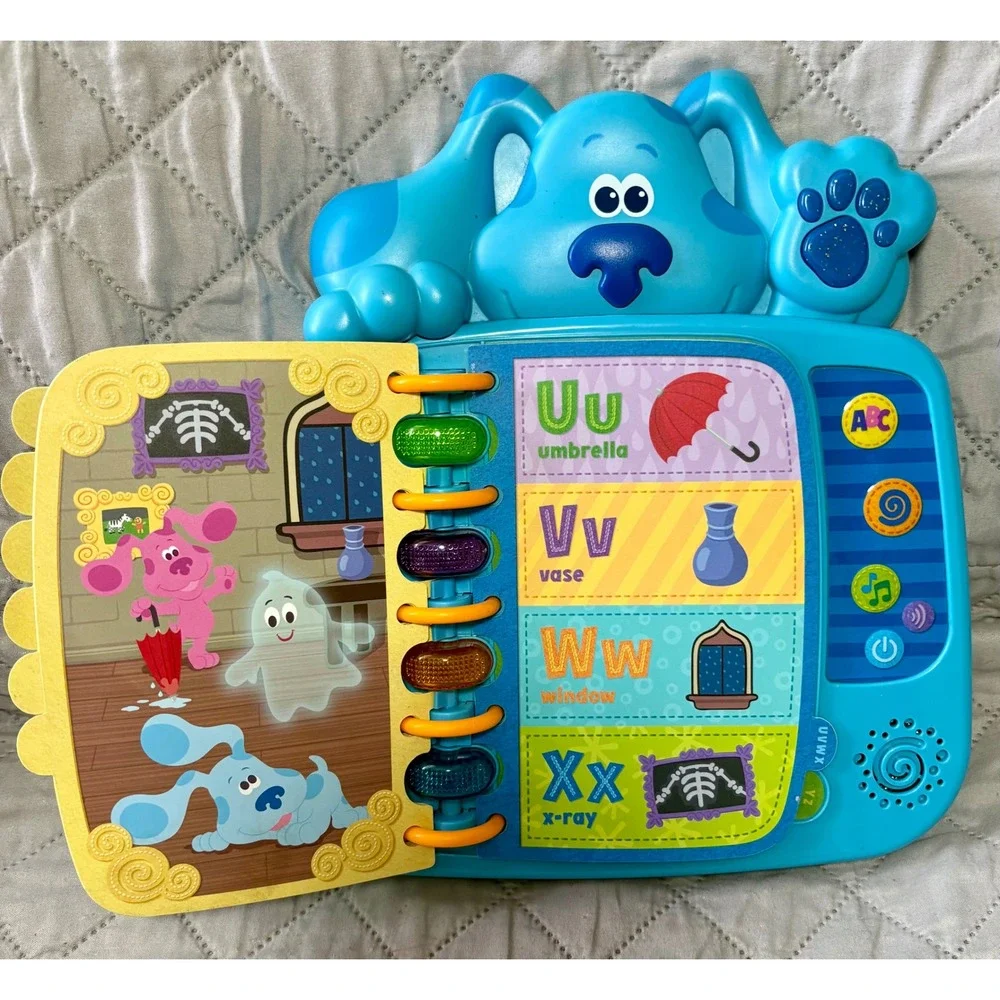 LeapFrog Blue's Clues & You Skidoo into ABCs Book Interactive Learning Toy